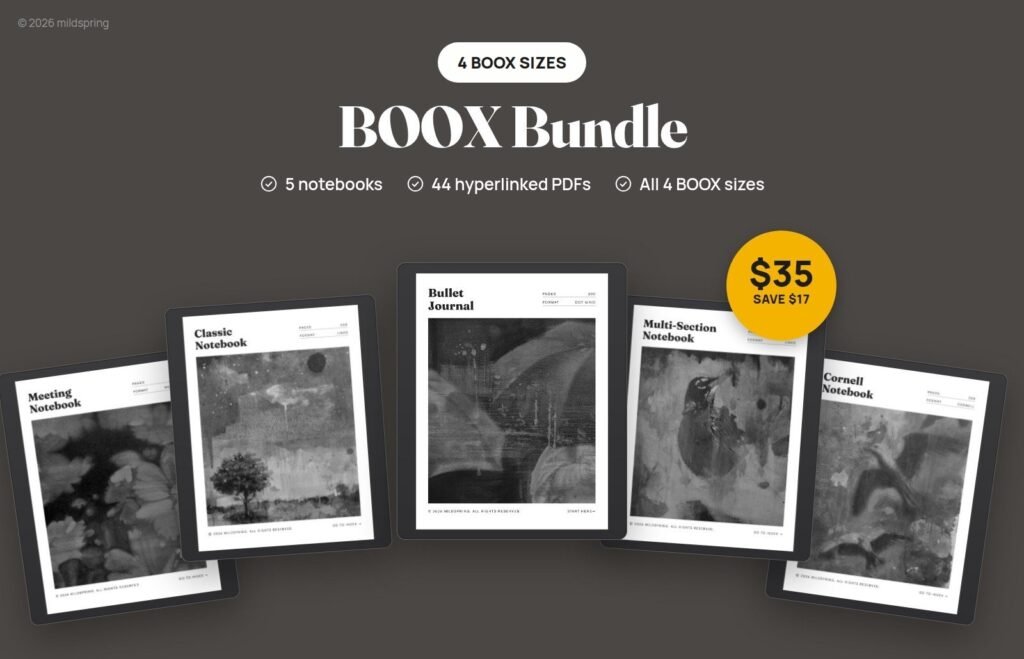 BOOX Templates Bundle