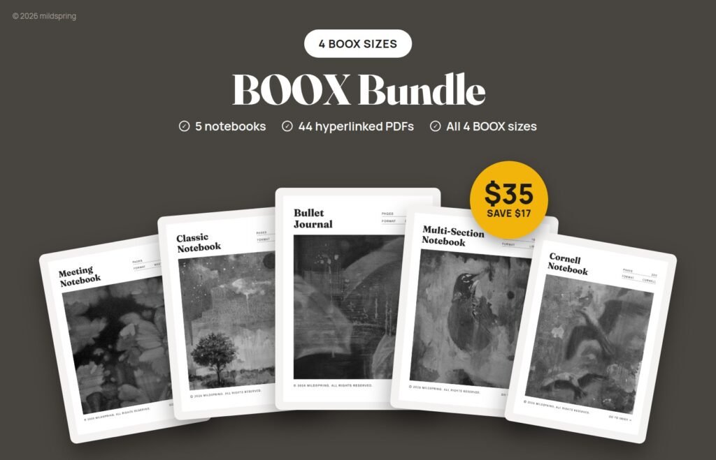 BOOX Templates Bundle