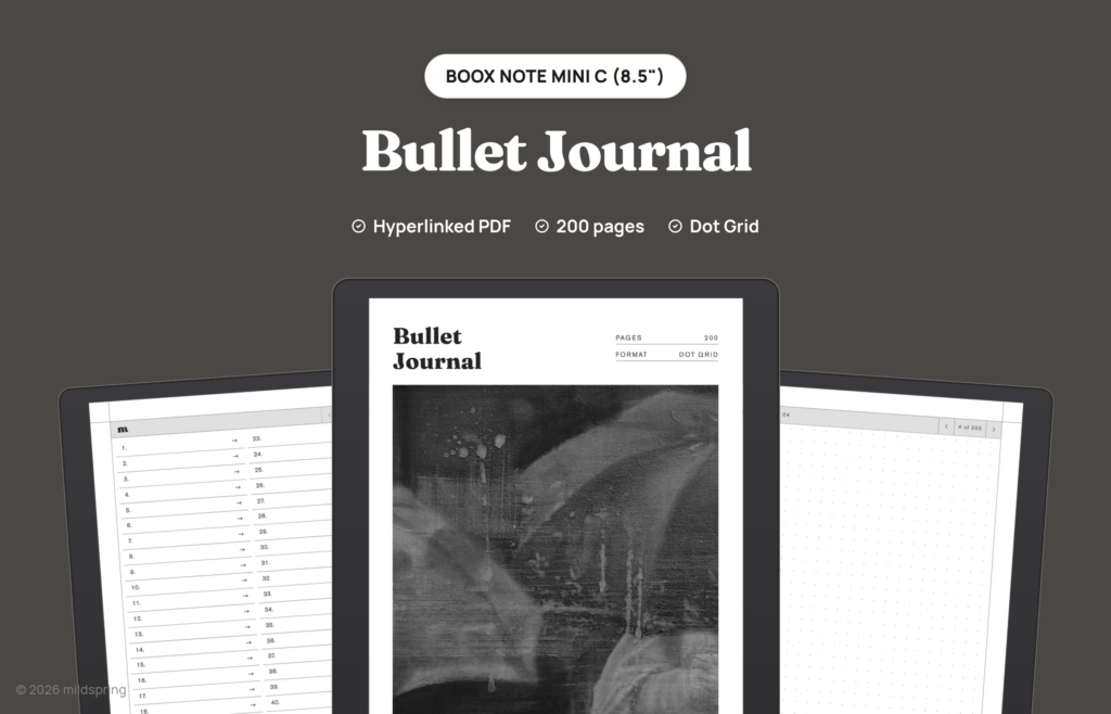 Bullet Journal for BOOX on BOOX