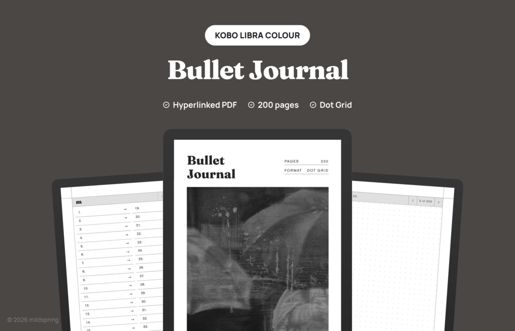 Bullet Journal for Kobo
