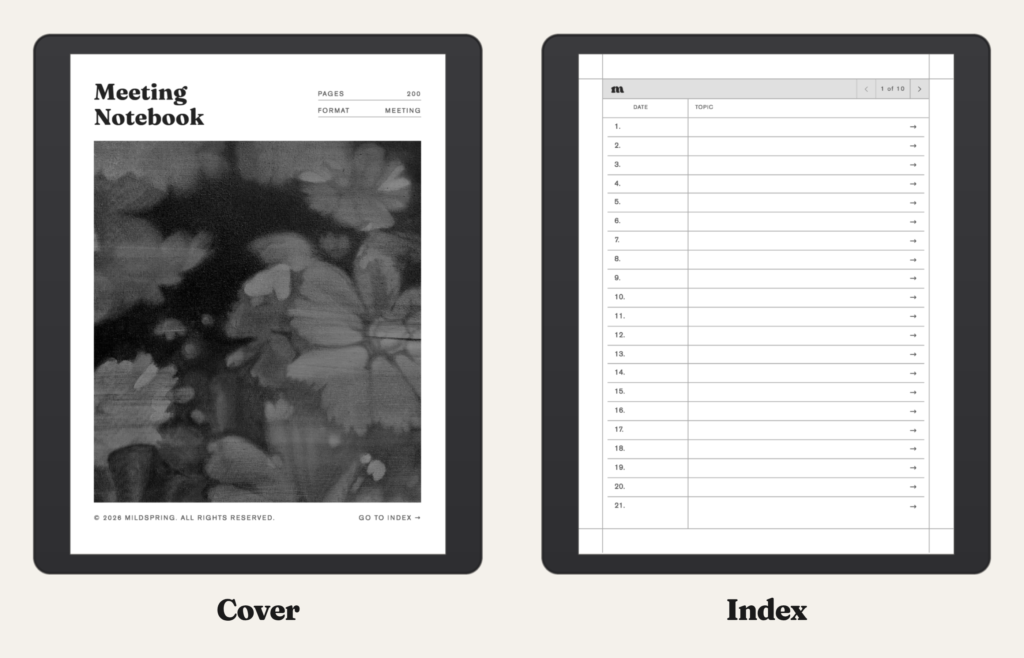 Business Meeting Notebook for BOOX, image 2