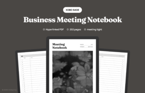 Business Meeting Notebook for Kobo, image 4