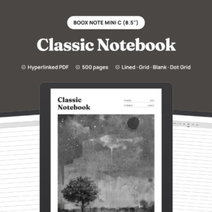 Classic Notebook for BOOX