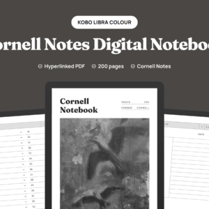 Cornell Notes Digital Notebook for Kobo