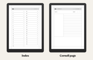 Cornell Notes Digital Notebook for Kobo, image 3