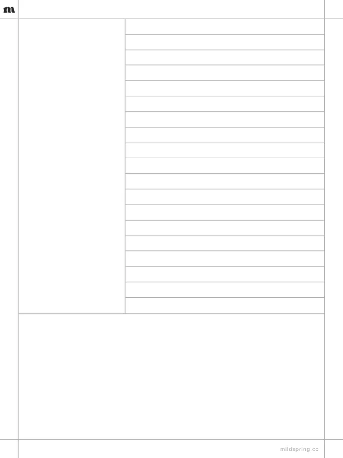 Cornell notes page preview