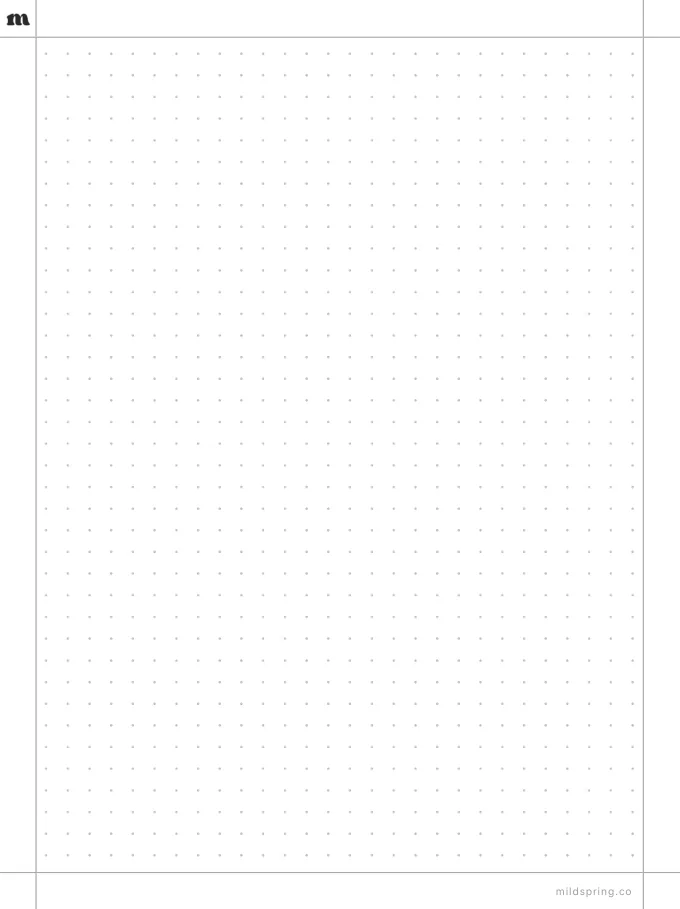 Dot grid page preview