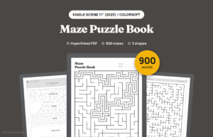 Maze Puzzle Book for Kindle Scribe, image 5