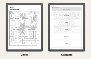 Maze Puzzle Book for Kindle Scribe, image 6