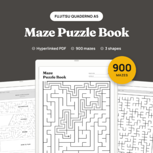 Maze Puzzle Book for Quaderno