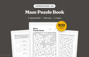 Maze Puzzle Book