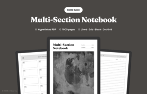 Multi-Section Notebook for Kobo, image 5