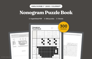 Nonogram Puzzle Book for Kindle Scribe, image 5