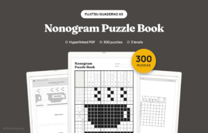 Nonogram Puzzle Book for Quaderno