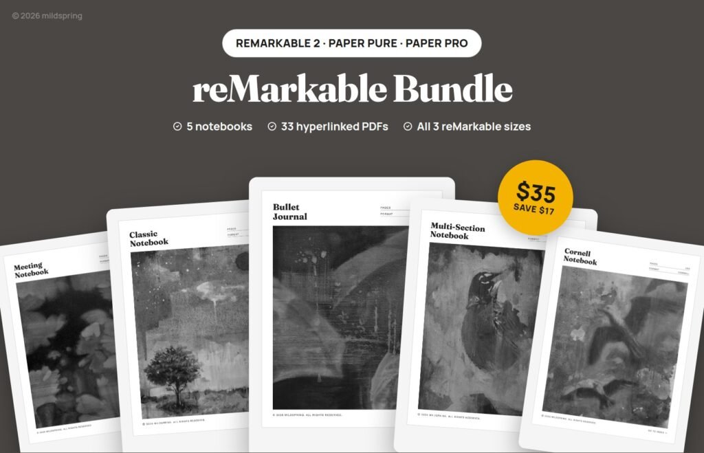 reMarkable Templates Bundle