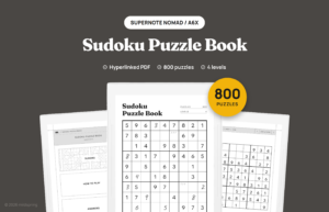 Sudoku Puzzle Book