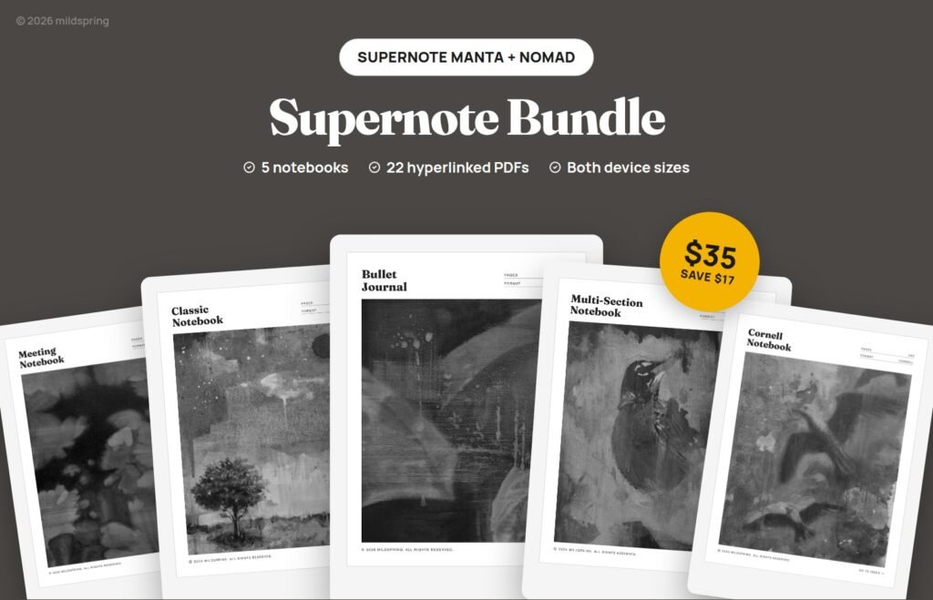 Supernote Templates Bundle