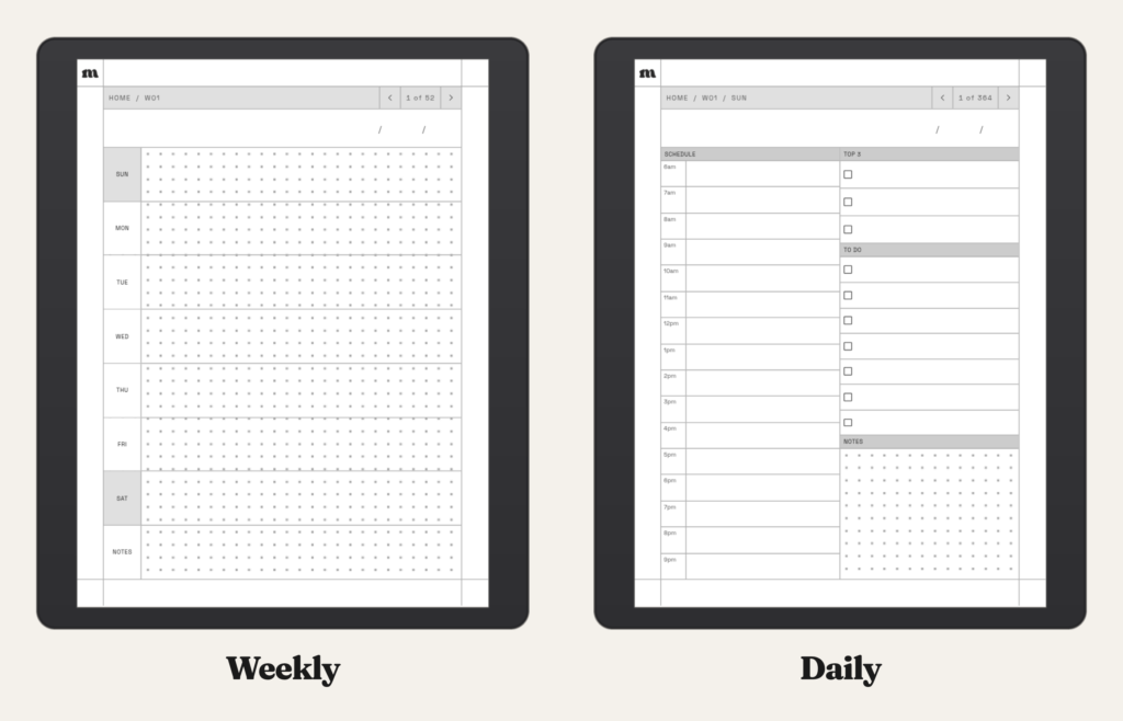 Undated Planner for BOOX, image 3