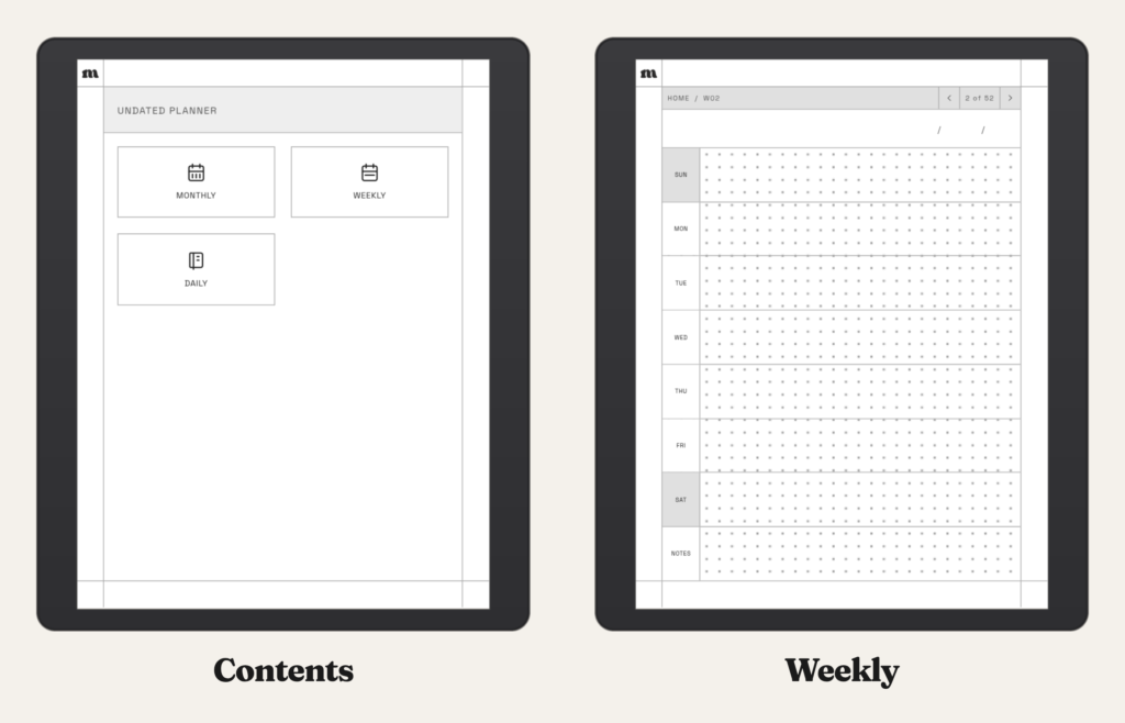 Undated Planner for BOOX, image 4