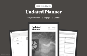 Undated Planner for Kobo, image 1