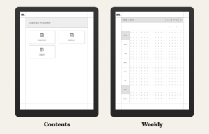 Undated Planner for Kobo, image 4