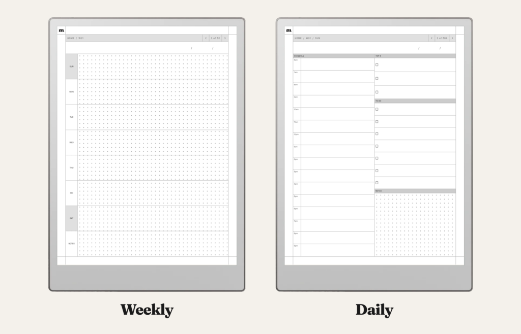 Undated Planner for reMarkable, image 7