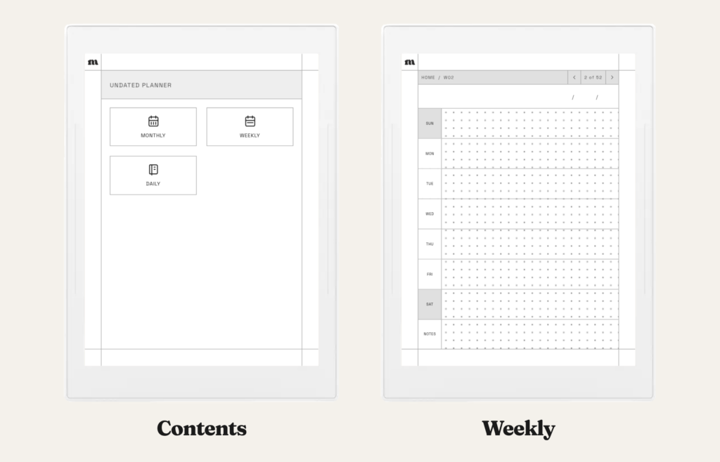Undated Planner for Supernote, image 4