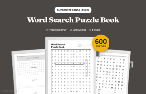 Word Search Puzzle Book for Supernote, image 5
