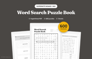 Word Search Puzzle Book